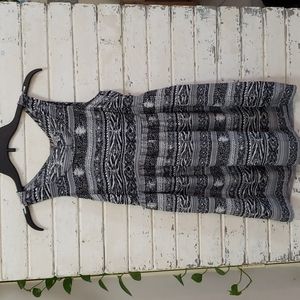 Ecote • Urban Outfitters Open Back Dress Black and white tribal